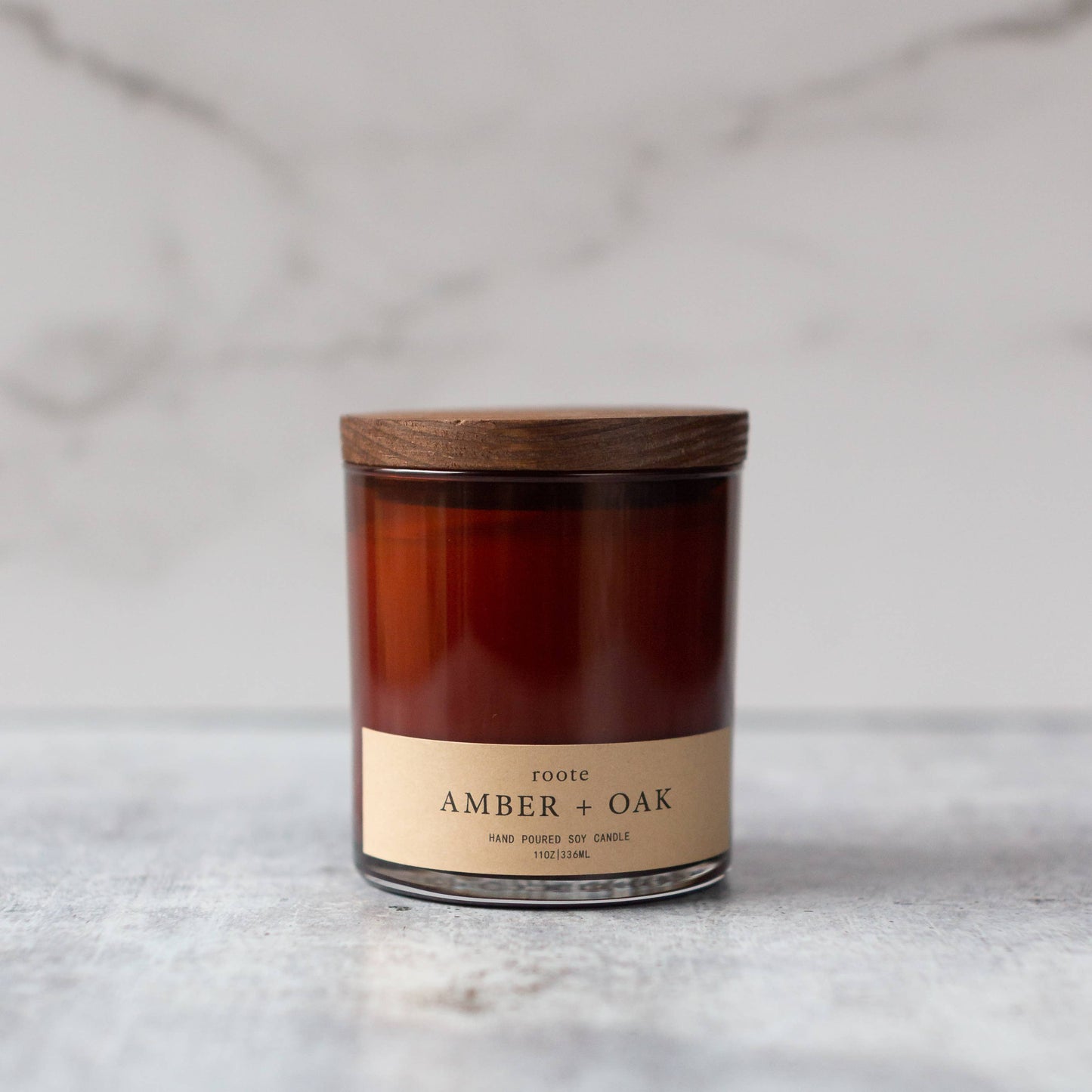 Amber & Oak - Soy Candle